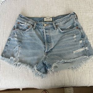 Agolde Parker distressed shorts